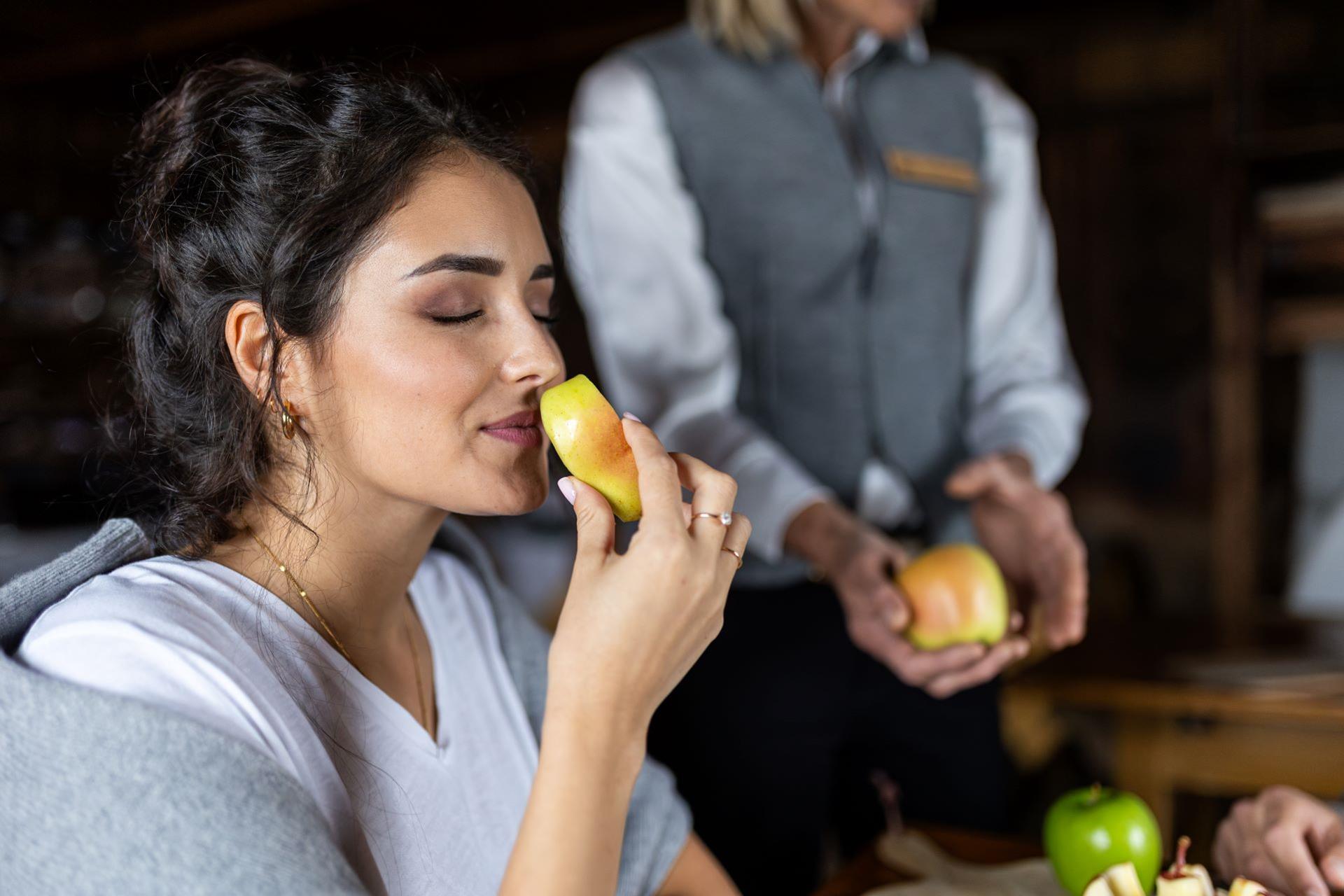 Apfelverkostung Südtiroler Apfel g.g.A.